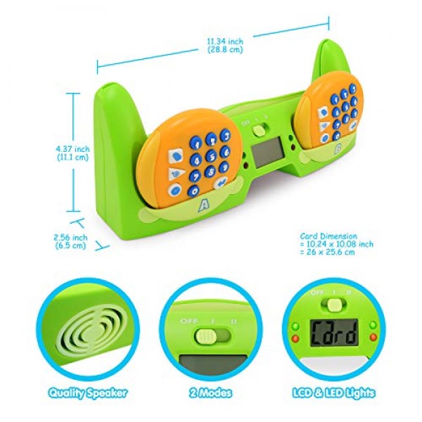 최고의 학습 Connectrix Junior - 어린이를 위한 메모리 매칭 게임 - 오리지널 클래식 인터랙티브 2인 집중 학습 시스템 - 3-8세를 위한 이상적인 장난감 선물