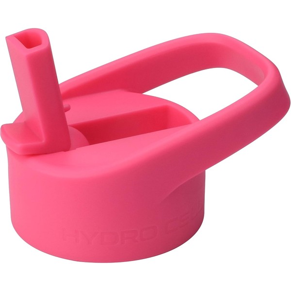 HYDRO CELL 와이드 입 물병 - 액세서리 캡 - 64oz, 40oz, 32oz, 24oz, 18oz, 14oz. 스포츠 캡 - 커피 캡 - 스테인리스 스틸 캡(핑크 - 빨대가 있는 스포츠 캡(64oz)) 핑크 - 빨대가 있는 