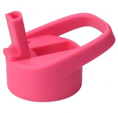 HYDRO CELL 와이드 입 물병 - 액세서리 캡 - 64oz, 40oz, 32oz, 24oz, 18oz, 14oz. 스포츠 캡 - 커피 캡 - 스테인리스 스틸 캡(핑크 - 빨대가 있는 스포츠 캡(64oz)) 핑크 - 빨대가 있는 