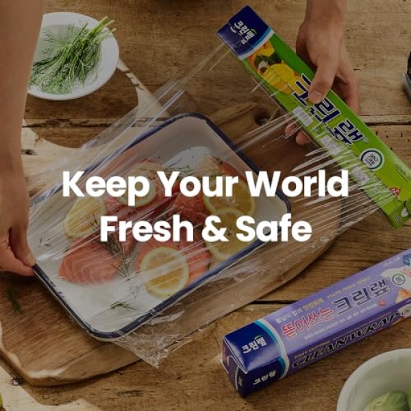 CLEANWRAP 식품 보관 롤백 (13.78 * 17.71-500 PCS) | 식품 비닐 봉투, 미니 비닐 봉투, 플라스틱 빵 봉투, 롤 비닐 봉투, 플라스틱 생산 가방
