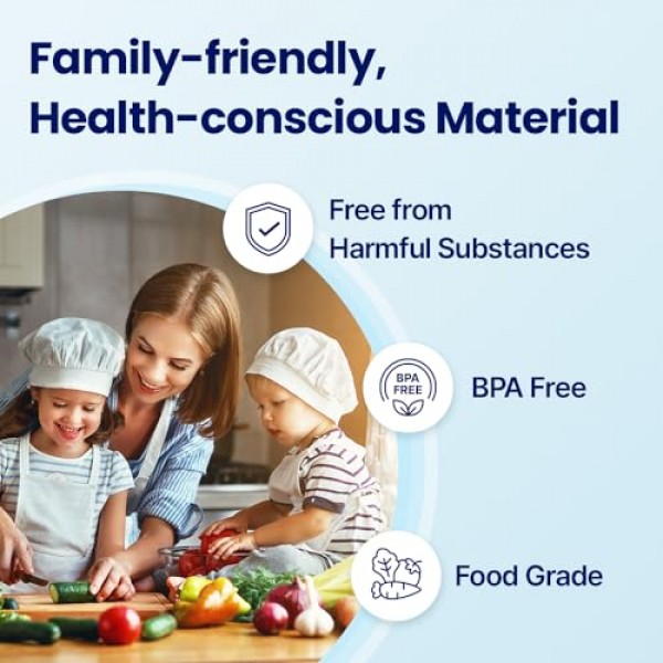 CLEANWRAP 식품 보관 롤백 (13.78 * 17.71-500 PCS) | 식품 비닐 봉투, 미니 비닐 봉투, 플라스틱 빵 봉투, 롤 비닐 봉투, 플라스틱 생산 가방