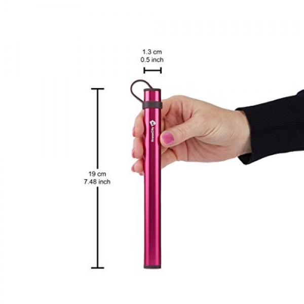 어린이용 젓가락(트레이닝 홀더 포함)|사각형 여행용 젓가락| 튼튼하고 가벼운 6.7