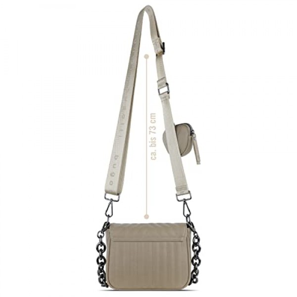 Bugatti Sira 여성용 럭셔리 숄더백(체인 포함)