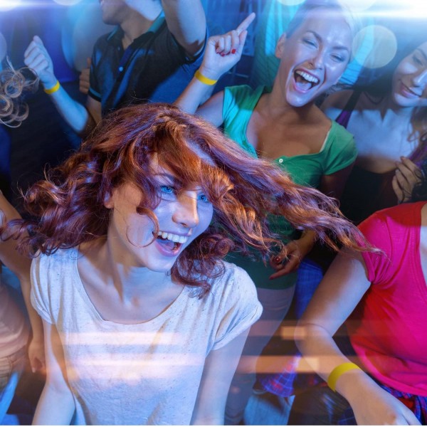 Amazy Entry Wristbands(500개 팩 | 번호 매기기) - 회의 및 이벤트(분홍색)에서 제어 및 보안을 위한 방수, 인쇄 가능한 항목 손목 밴드 Pink 500