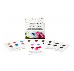 다니엘 스미스 엑스트라 파인 수채화 물감, 수채화 색종이, 독특한 수채화 도트 샘플 36개 포함(285900101)