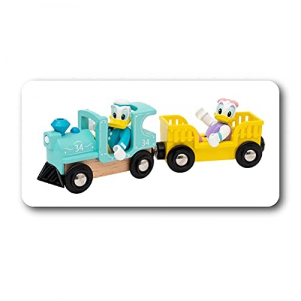 Ravensburger BRIO 32292 디즈니 미키의 디럭스 목재 철도 세트 | 3세 이상 우핀 어린이를 위한 나무 장난감 기차 세트