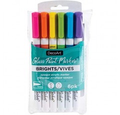 Deco Art GLASS PAINT MARKR ST BRIGHTS, us:원 사이즈