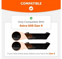 WC Freeze A50 Cooling Gel 하이브리드 패브릭 교체용 이어 패드 Astro A50 Gen 4 전용 Wicked Cushions 제작 내구성, 두께 및 소음 차단 | 레드 카모