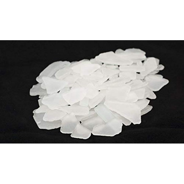 휴일 바다 유리 | 11온스 화이트 텀블드 바다 유리 장식 | 해변 웨딩 장식 및 공예품을 위한 대량 바다유리 조각 | 게다가 Joseph Rains의 무료 해상 전자책