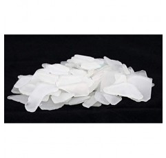 휴일 바다 유리 | 11온스 화이트 텀블드 바다 유리 장식 | 해변 웨딩 장식 및 공예품을 위한 대량 바다유리 조각 | 게다가 Joseph Rains의 무료 해상 전자책