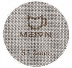 에스프레소 퍽 스크린 53.3mm 에스프레소 포터 필터 필터 바구니 용 재사용 가능한 커피 필터 54mm, 1.7mm 두께 150μm, 316 스테인레스 스틸 에스프레소 필터 스크린 (53.3MM)