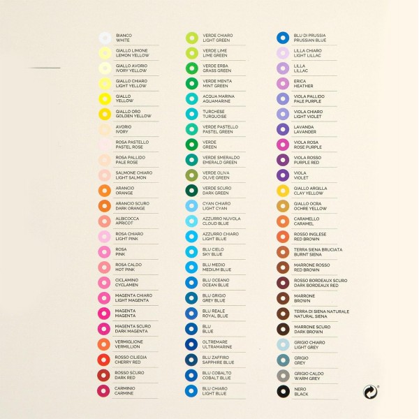 색연필 색연필 색연필 - 인체공학적 육각 손잡이가 있는 어린이에게 적합한 페인팅, 드로잉, 채색 또는 채색을 위한 72가지 PRIMO 색상