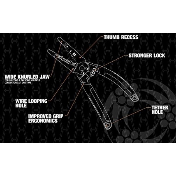 Southwire - 65028240 도구 및 장비 SNM1214HD 고강도 단조 Romex 스트리퍼; 다기능; 12/2 및 14/2 Romex 스트리핑에 이상적