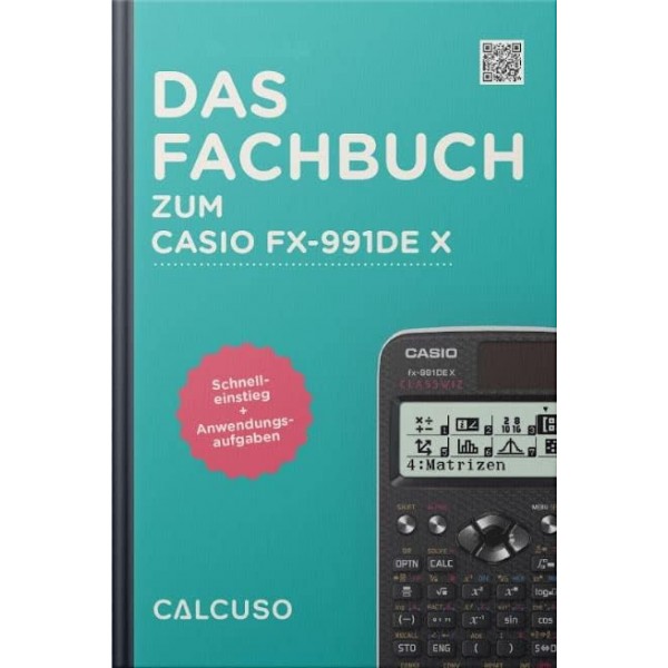 표준: Casio FX 991 DE X Scientific ClassWiz 계산기 + WYNGS 보호 케이스 빨간색 + CALCUSO 확장 보증 빨간색 Casio FX 991 DE X