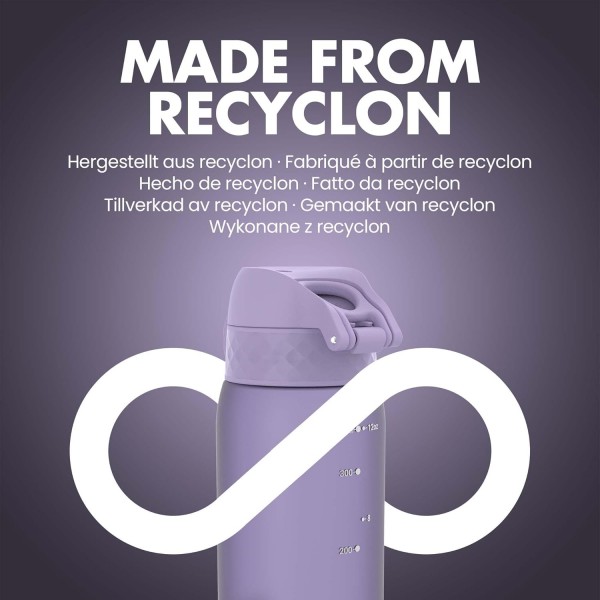 Ion8 누수 방지 아동용 물병, BPA 불포함, 12온스(350ml), 라이트 퍼플 2.0 라이트 퍼플