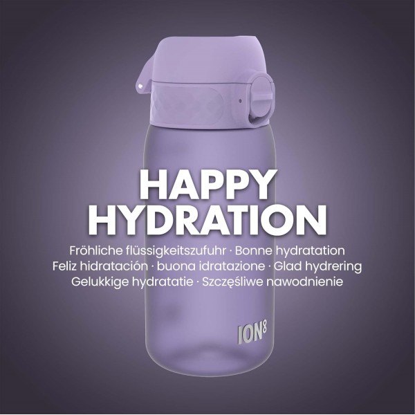 Ion8 누수 방지 아동용 물병, BPA 불포함, 12온스(350ml), 라이트 퍼플 2.0 라이트 퍼플