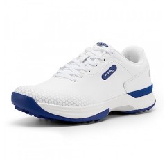 FitVille 와이드 & 엑스트라 와이드 남성 골프 신발 남성용 전문 야외 방수 스파이크 골프 신발