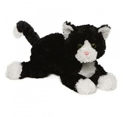 GUND Sebastian Tuxedo Kitten 플러시 장난감, 1세 이상용 프리미엄 고양이 인형, 블랙/화이트, 14