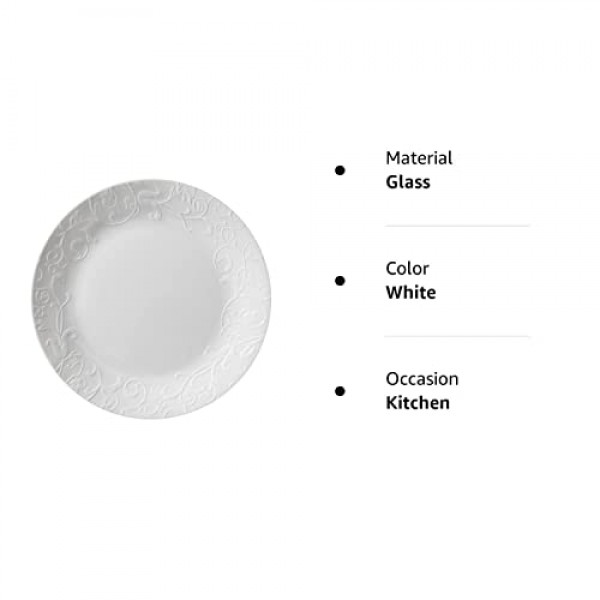 코렐 엠보싱 Bella Faenza 10.25인치 디너 접시(4개 세트)