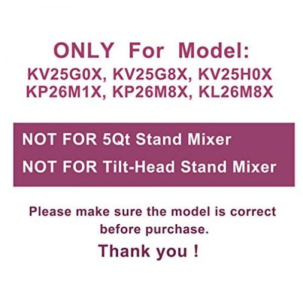 KitchenAid 5Plus 및 6QT 보울 리프트 스탠드 믹서용 나선형 반죽 후크 교체, 녹 방지 및 손쉬운 청소, 빵, 피자, 파스타, 쿠키 NEVKU의 효율적인 반죽