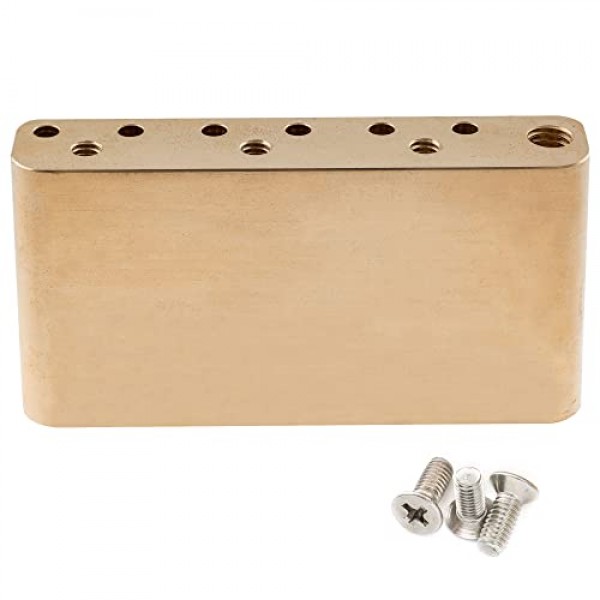 Musiclily Ultra 10.5mm 풀 브래스 40mm 트레몰로 블록(인도네시아용 Squier 일렉트릭 기타 제작)
