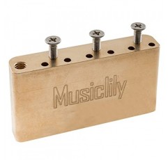 Musiclily Ultra 10.5mm 풀 브래스 40mm 트레몰로 블록(인도네시아용 Squier 일렉트릭 기타 제작)