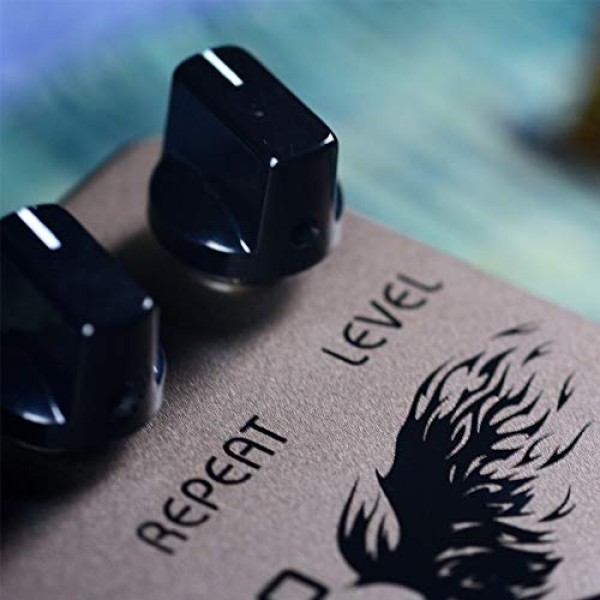 JOYO 일렉트릭 기타 및 베이스 지연 시간 범위용 디지털 지연 효과 페달 25ms-600ms 사운드 아날로그 지연 - True Bypass(JF-08)