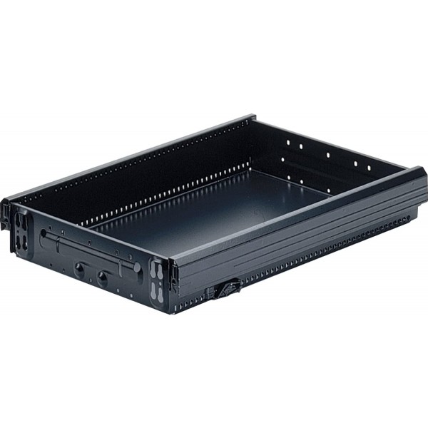 HETTICH 9061151 black Systema Top 2000 스틸 서랍(서랍) 설치폭 392 mm, 스틸