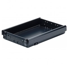 HETTICH 9061151 black Systema Top 2000 스틸 서랍(서랍) 설치폭 392 mm, 스틸