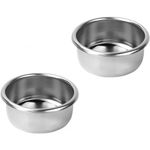 54mm portafilter 바구니 커피 필터, Breville 54mm portafilter (2Pcs)와 호환되는 18g Bottomless Portafilter 필터 바구니