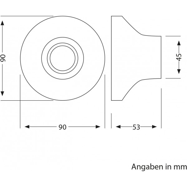 ledscom.de 천장 조명/램프 소켓 Elektra, Porcelain, White Glossy, 1 X E27 최대 300W, 90mm Ø 1 Light+white / 전구 없음 1개(1팩)