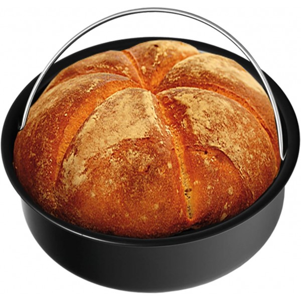 XL/XXL/XXXL 핫 에어 프라이어 빵 굽기 바구니용 Balter 베이킹 팬, 논스틱 ​​코팅 처리된 식기세척기 사용 가능, 검은색