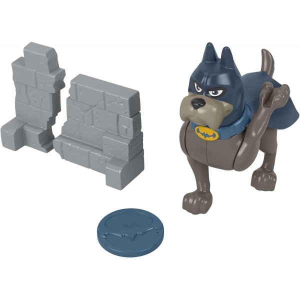 Fisher-Price DC Super Pets HGL11 - DC League of Super Pets Action Pack Ace with Clay Slingshot Figure Set with Dog and Accessories Toys for Children Ages 3+