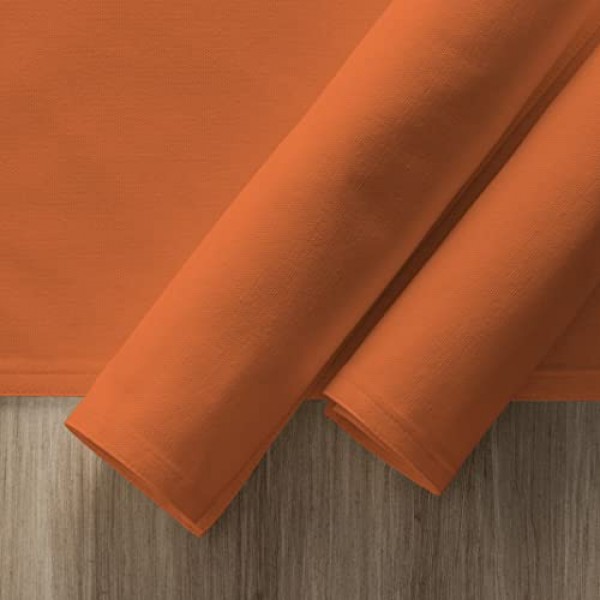 Calicot Placemats 100% 면 장식 부활절 천 플레이스 매트 휴일, 저녁 식사, 결혼식, 베이비 샤워 및 식사용 빨 수 있는 저녁 식사 플레이스 매트 - 수확 호박(13