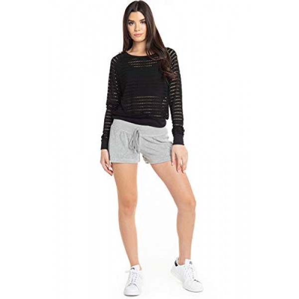 하드테일 여성용 로우라이즈 테리 쇼트 스타일 Y117B