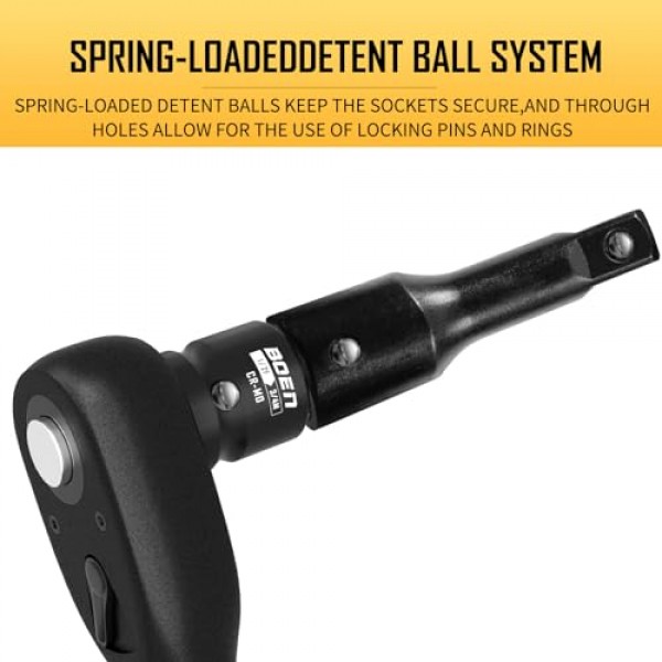 5피스 임팩트 소켓 어댑터 세트 및 리듀서 세트, 표준 SAE, 1/4, 3/8, 1/2 임팩트 드라이버 변환, CR-MO 스틸 임팩트 드라이버 및 렌치 변환 키트