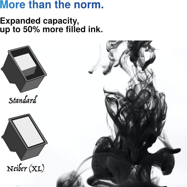 304 검정 잉크 카트리지, HP 304용 Neiber 304XL 304 XL 프린터 잉크 교체, Envy 5020 5010 5030 5032 5000, DeskJet 3720 2600 2633 2632, 3433 760 (2333 760)