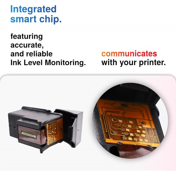 304 검정 잉크 카트리지, HP 304용 Neiber 304XL 304 XL 프린터 잉크 교체, Envy 5020 5010 5030 5032 5000, DeskJet 3720 2600 2633 2632, 3433 760 (2333 760)