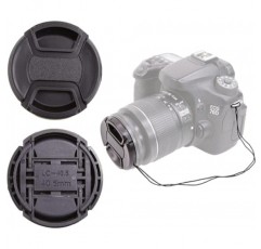 Canon, Nikon, Sony, Pentax 모든 DSLR 렌즈와 호환되는 55MM 스냅온 전면 렌즈 캡/커버