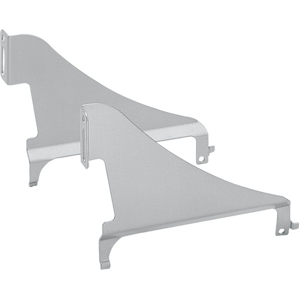 HETTICH 20571 Systema Top 2000 페시아 서포트(서포트), 스틸 알루미늄 이펙트, 실버