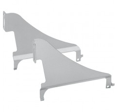 HETTICH 20571 Systema Top 2000 페시아 서포트(서포트), 스틸 알루미늄 이펙트, 실버