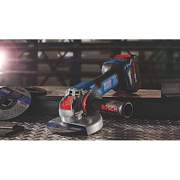 BOSCH GWX18V-13PN PROFACTOR™ 18V X-LOCK 5 – 6인치 패들 스위치가 있는 앵글 그라인더(베어 툴)