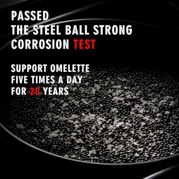 MSMK 7종 조리기구 세트(뚜껑 및 웍 포함), 보온성 손잡이, 부드러운 바닥이 고르게 가열됨, 타지 않고 붙지 않음, 인덕션, 긁힘 방지, 쉽게 세척됨, 식기세척기 사용 가