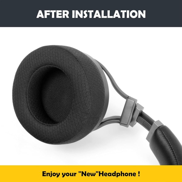 HTINDUSTRY Corsair Virtuoso RGB 무선 SE 게임용 헤드셋과 호환되는 두꺼운 헤드폰 이어 패드 교체 용 이어 패드