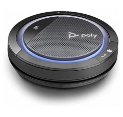 USB-A 연결, 전이중 오디오, Microsoft Teams, 검정색을 갖춘 Plantronics 모바일 회의 스피커 'Calisto 3200-M'