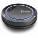 USB-A 연결, 전이중 오디오, Microsoft Teams, 검정색을 갖춘 Plantronics 모바일 회의 스피커 'Calisto 3200-M'
