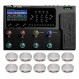 VALETON 멀티 이펙트 프로세서 페달(익스프레션 페달 포함) FX 루프 MIDI I/O 앰프 모델링 IR 캐비닛 시뮬레이션 스테레오 OTG USB 오디오 인터페이스(추가 풋스위치 토퍼 10개
