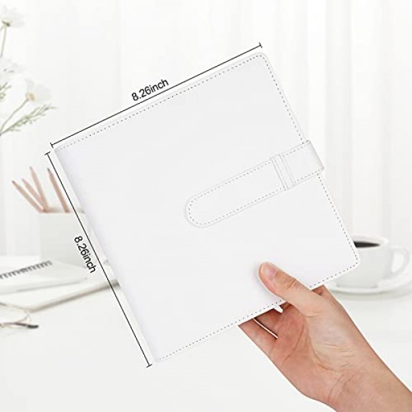 Fujifilm Instax Mini 12/Mini 11/Mini 9 /Mini 40, Polaroid Snap/Z2300/ SocialMatic 인스턴트 카메라 및 Zip 인스턴트 프린터용 256 포켓 미니 사진 앨범(흰색)