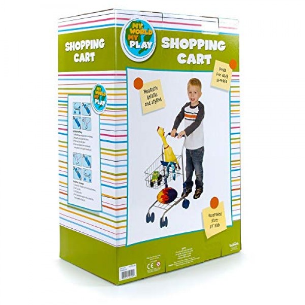 Toysmith, Miniature Grocery Shopping Cart, For Boys & Girls 3+ : 장난감 및 게임