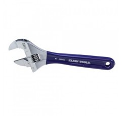 Klein Tools D86936 조정 가능한 렌치, 더 얇은 조와 고광택 크롬 마감으로 단조, 8인치